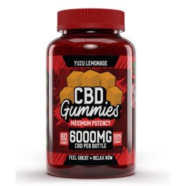 Hemp Bombs 6000mg CBD Gummies 60/jar
