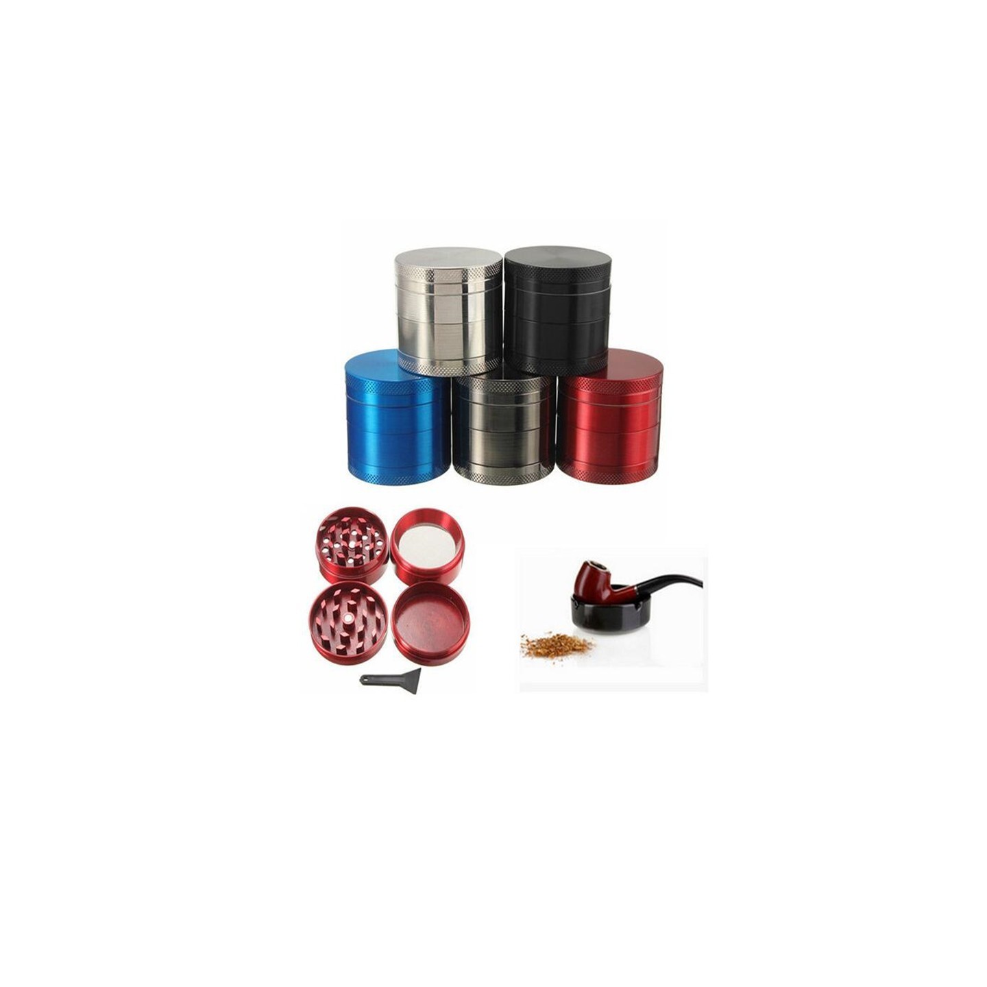 Grinder HG02 40X38MM 4 parts
