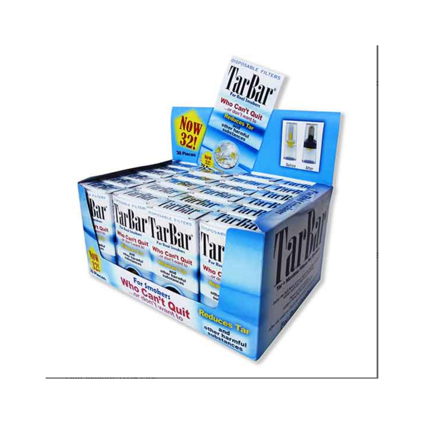 Tarbar Cigarette filter 32/24Display