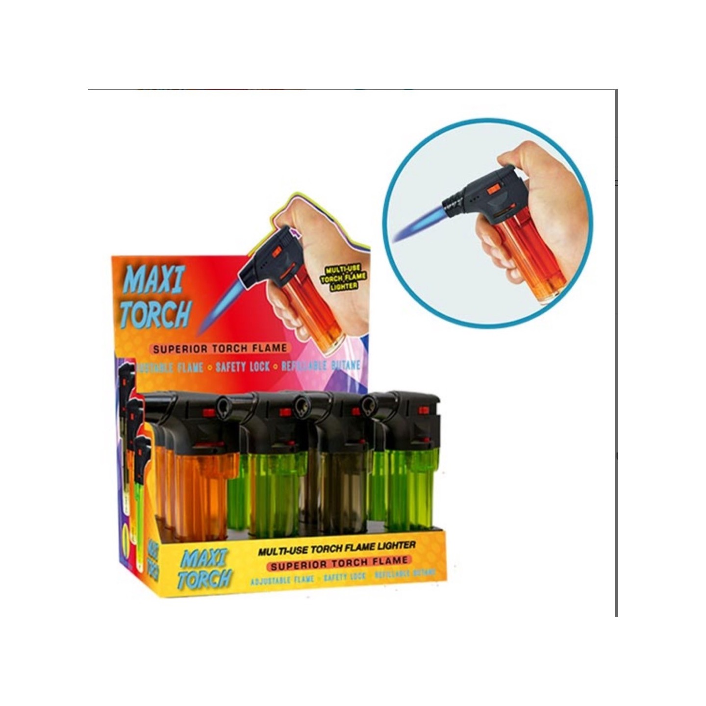 Maxi Torch Lighter 12/DSPLAY