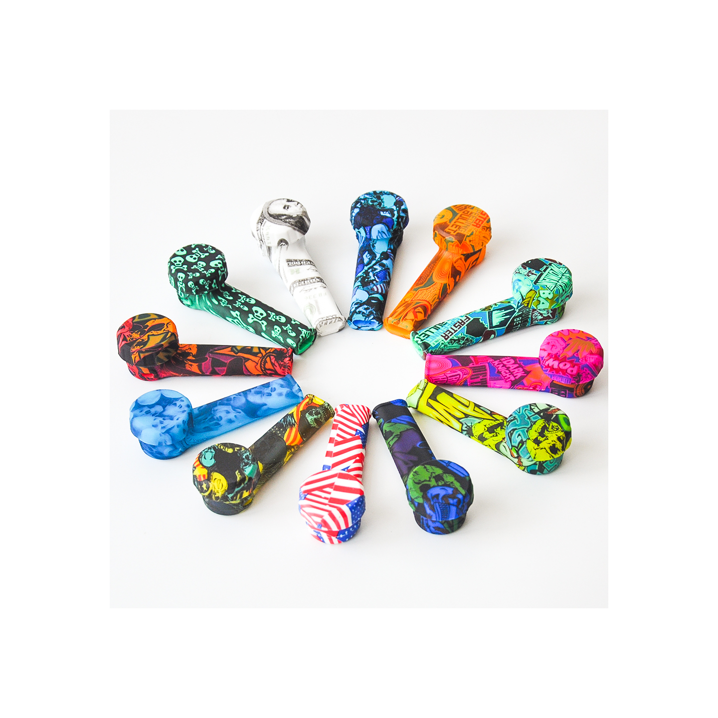 Silicone Colored Pipe CR3 3.54 Inches