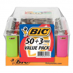 Mini Bic Lighter 50CT