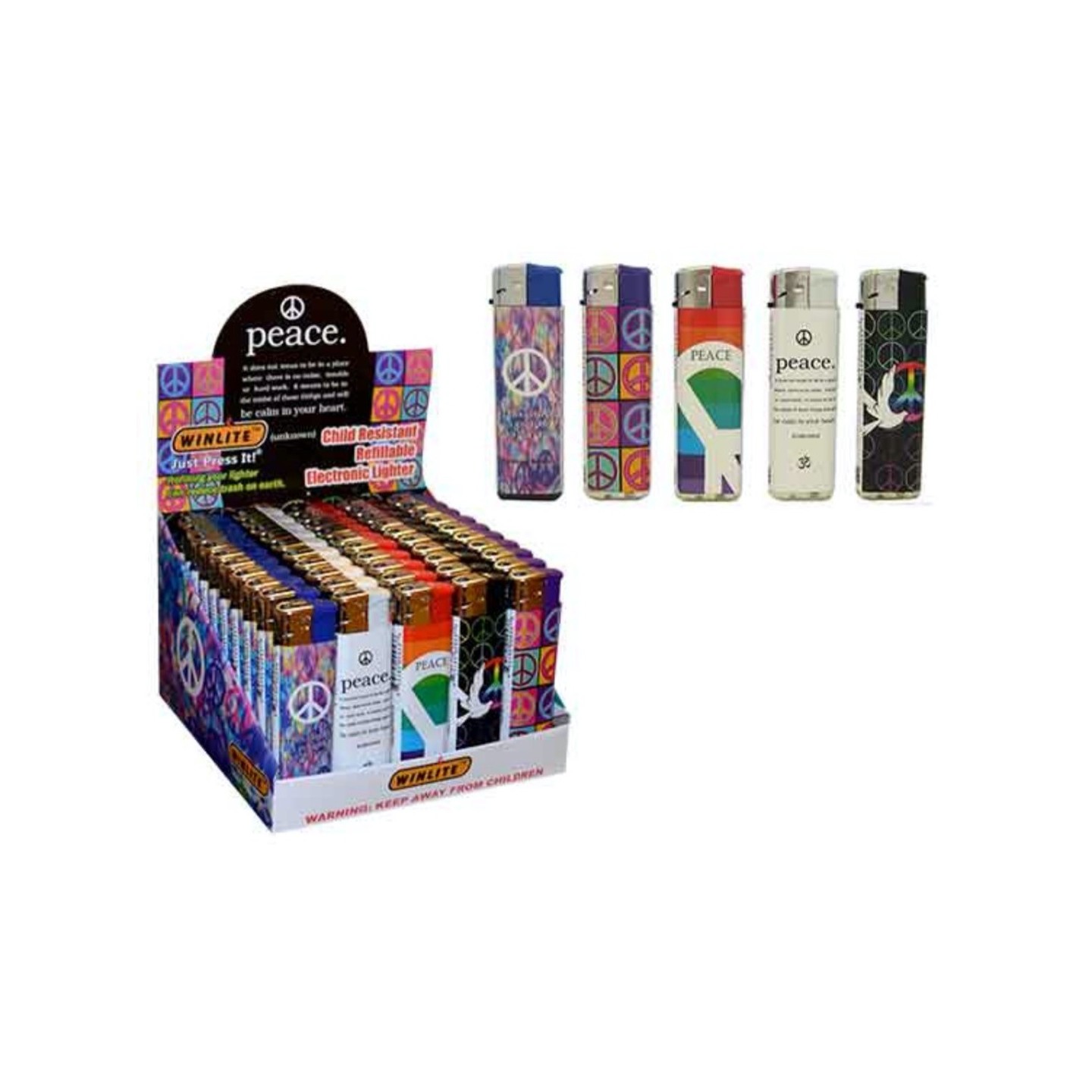 Peace Lighter 50CT DSLY