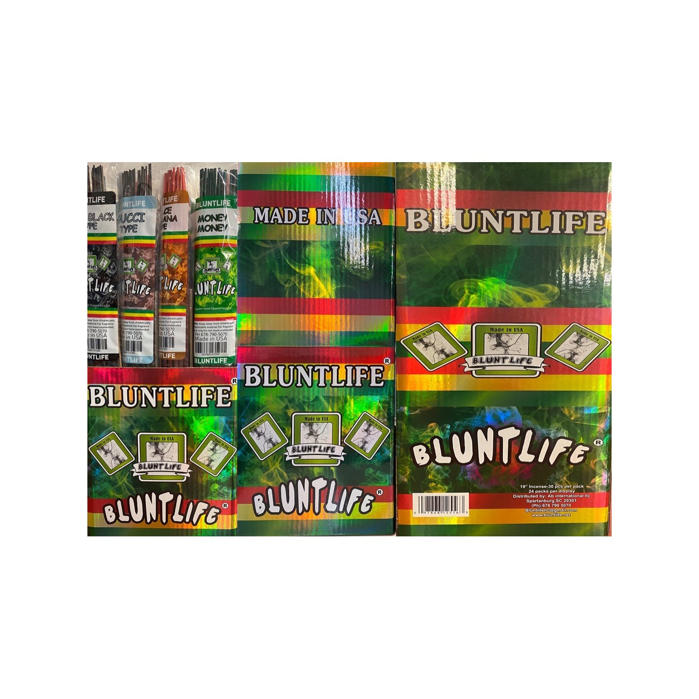 Bluntlife Incense 19" Display