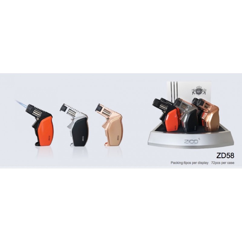 Zico ZD-58 Torch Lighter 6/Display