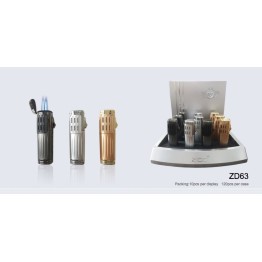 Zico ZD-63 Torch Lighter 10/Display