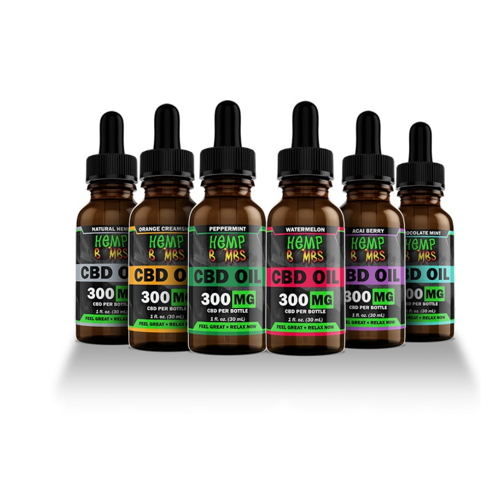 Hemp Bombs 300mg CBD Oil 30ML Tincture