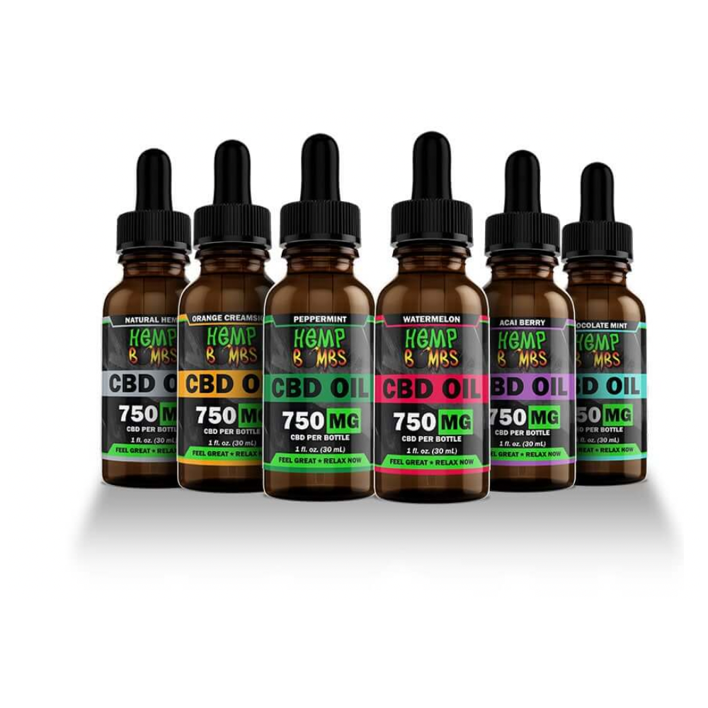 Hemp Bombs 750mg CBD Oil 30ML Tinture