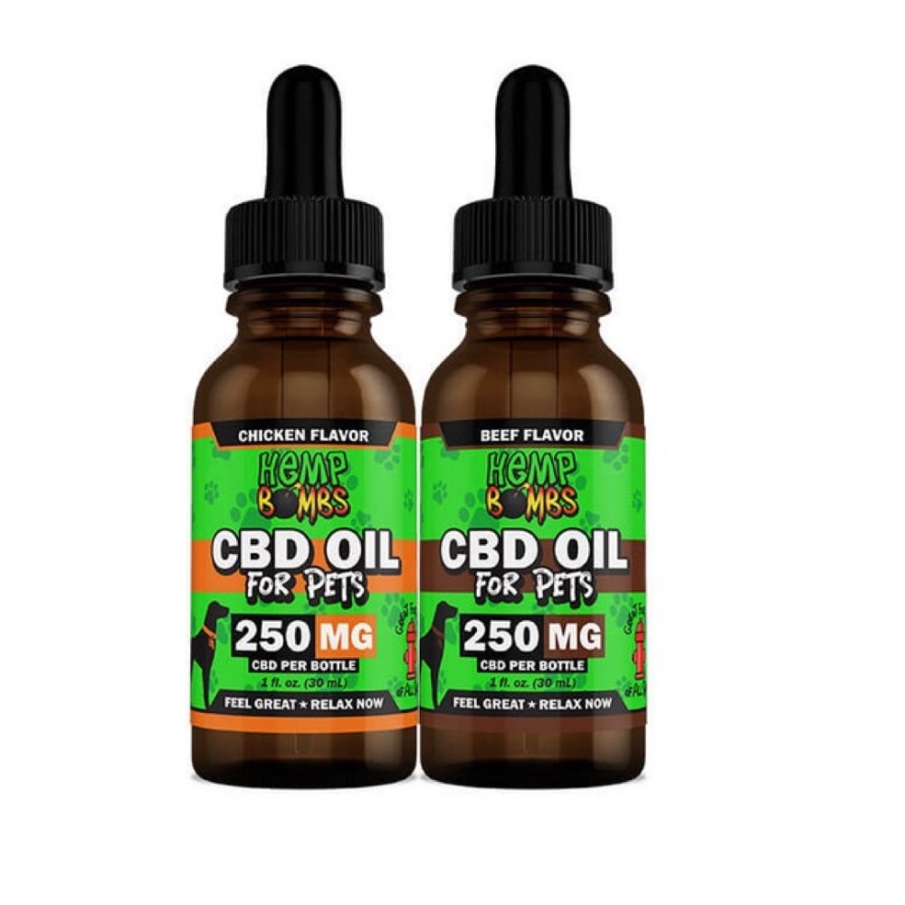 Hemp Bombs Pet 250mg CBD Oil 30ML Tincture