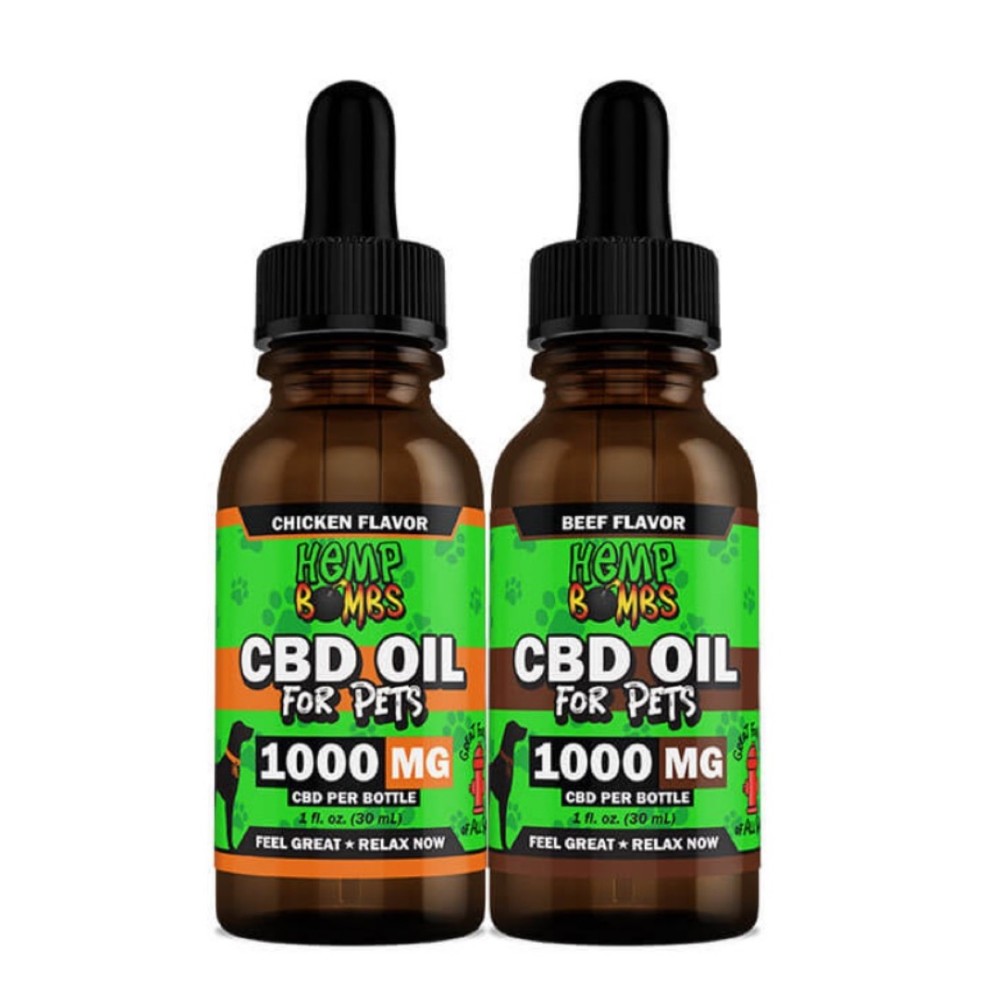 Hemp Bombs Pet 1000mg CBD Oil 30ML Tincture