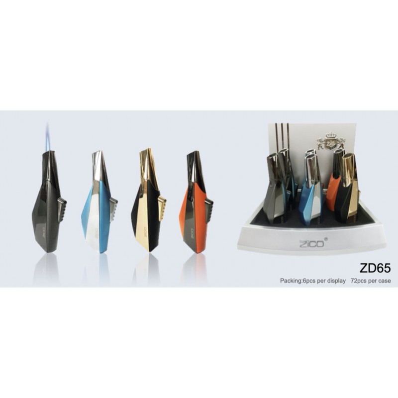 Zico ZD-65 Torch Lighter 6pk