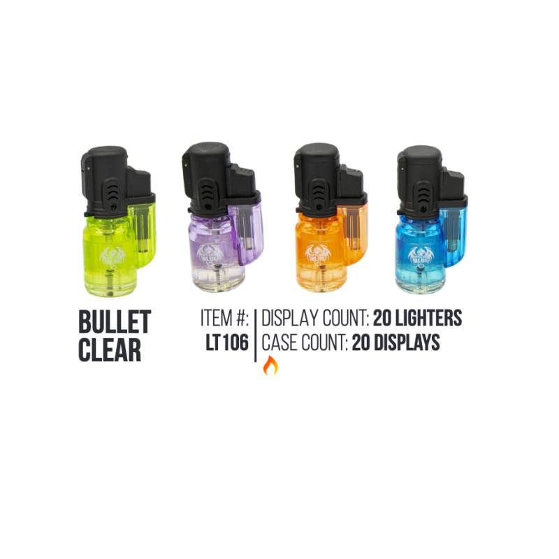 Bullet Clear Lighter 20/Display