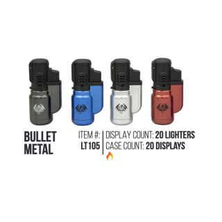 Bullet Metal Lighter 20/Display