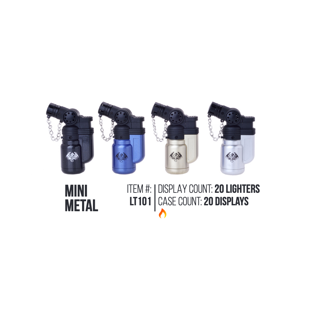 Mini Metal Lighter 20/Display