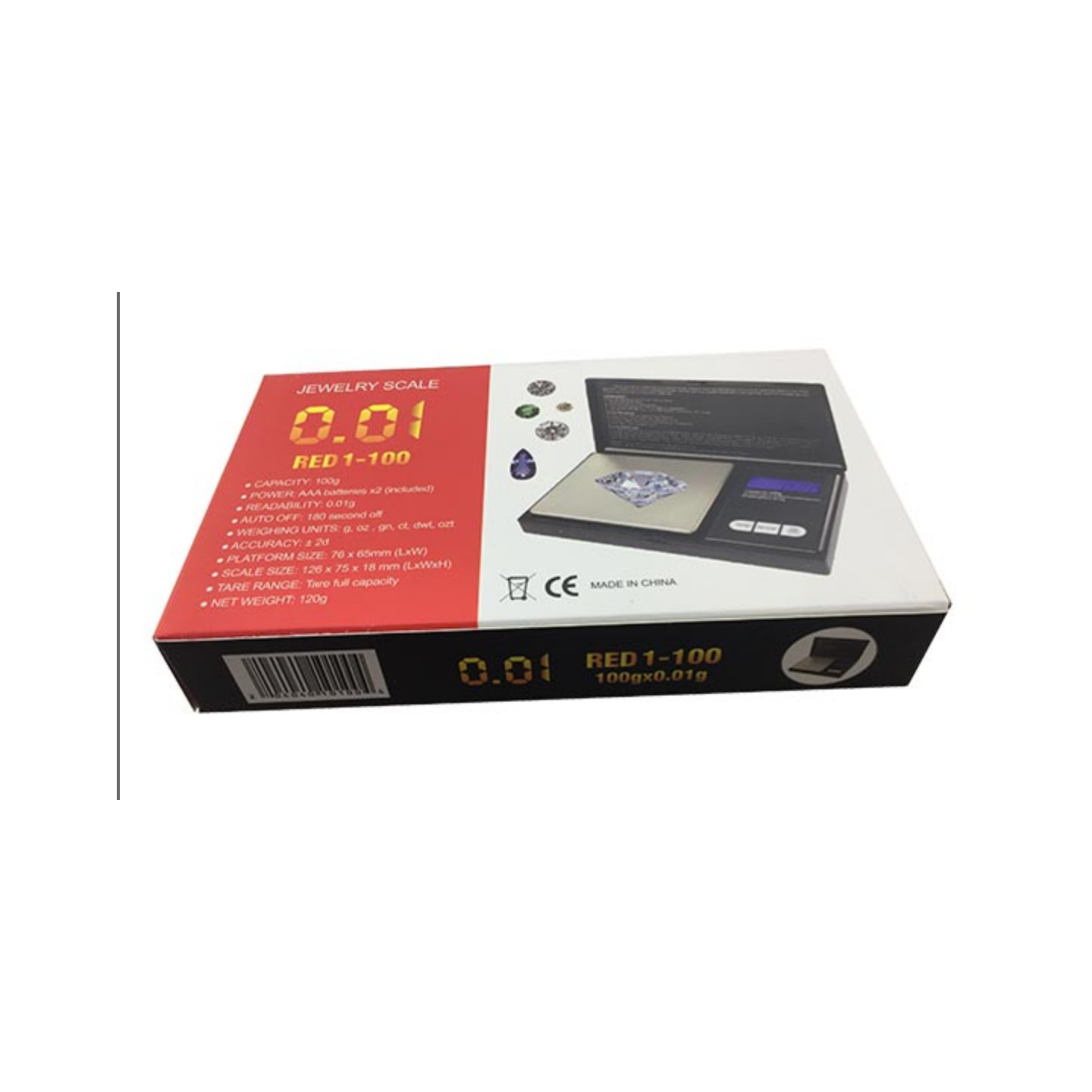 Jewelry Scale Red1 100X 0.01