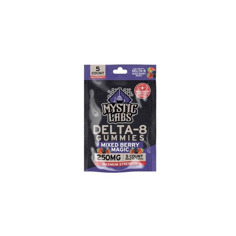 Mystic Labs Mixed Berry 250MG 5CT Gummies