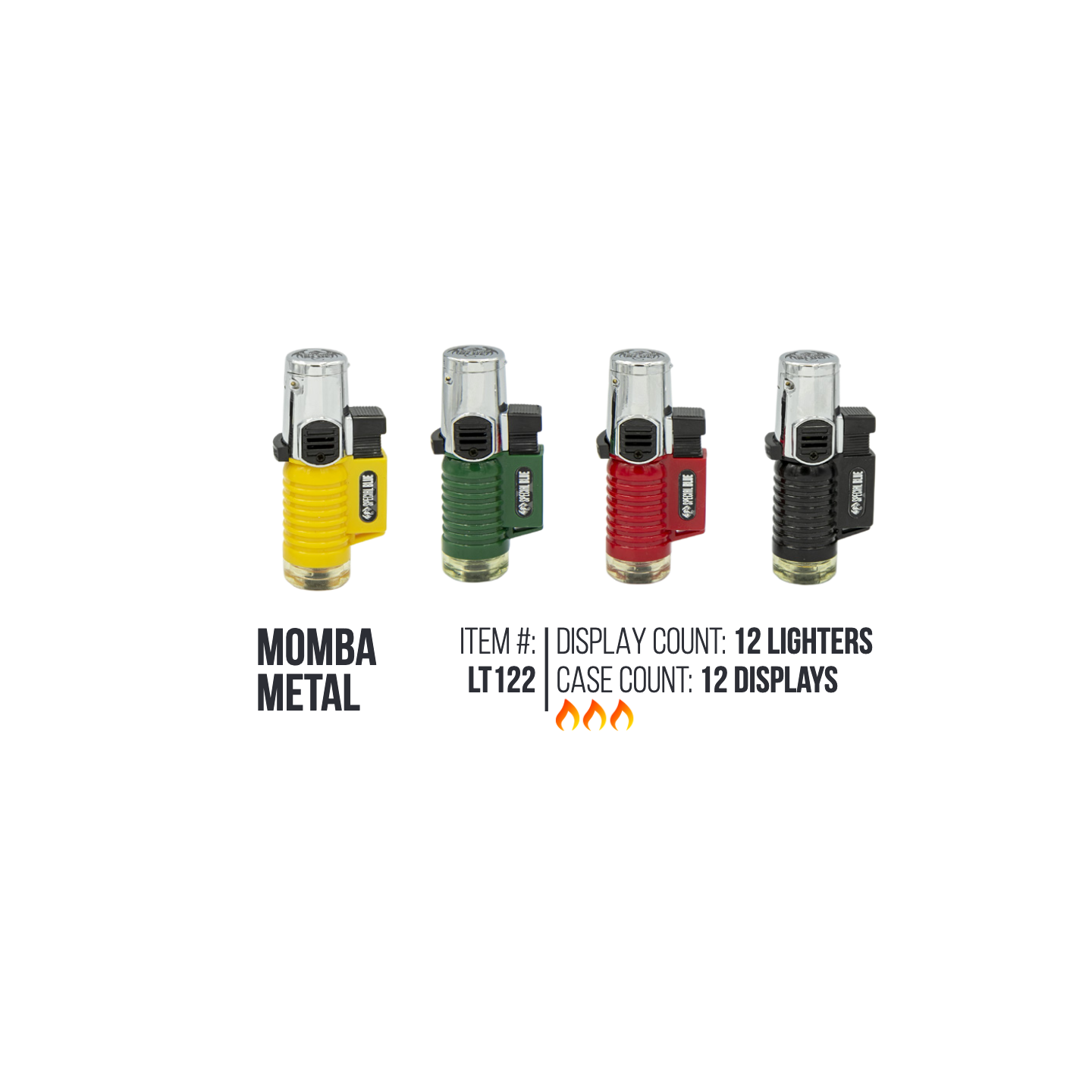 Momba Metal Lighter 12/Display