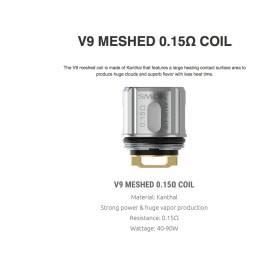 V9 Meshed Coil 5PK