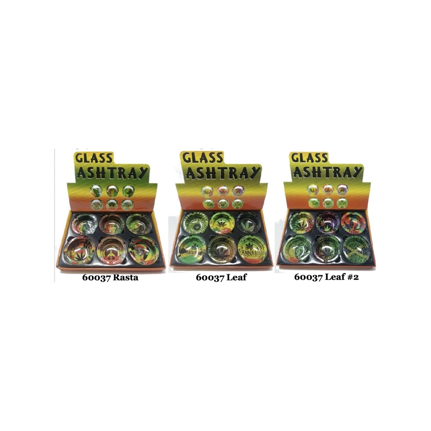 Glass Ashtray (heavy Duty) 6PK