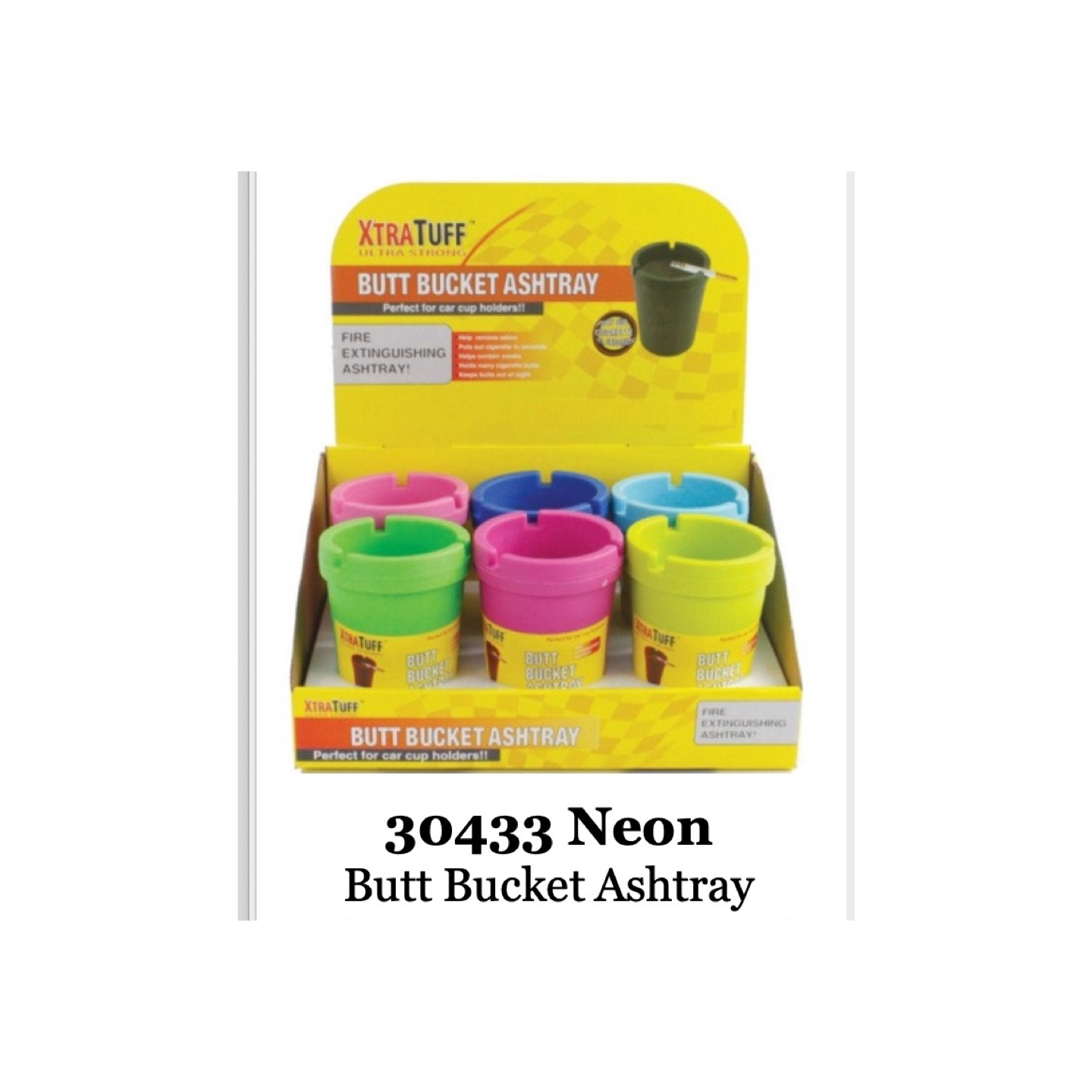 Butt Bucket Ashtray 6PK GID