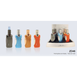 Zico ZD-46 DBL Torch Lighter 6pk