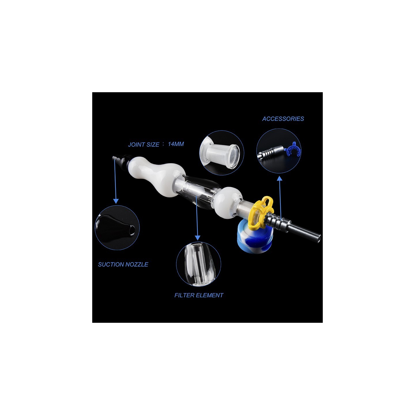 Quartz NC34 14MM Titanium