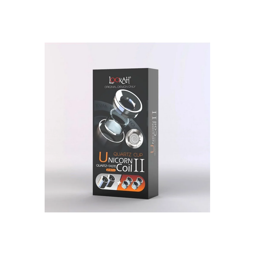 Lookah Unicorn Coil II Quartz 2pk