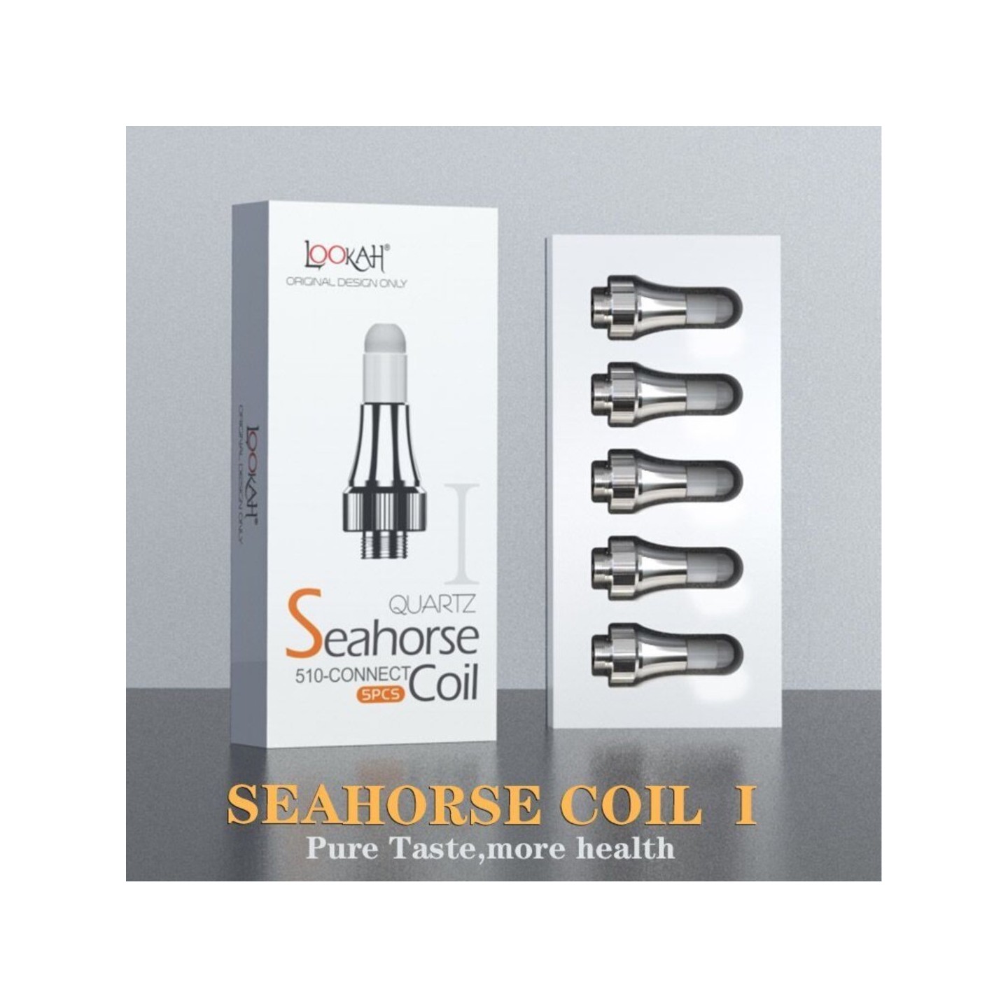 Lookah Seahorse Coil I Quartz 5pk