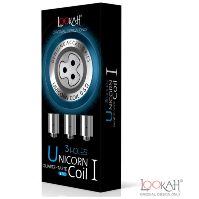 Lookah Unicorn Coil I Quartz 3pk