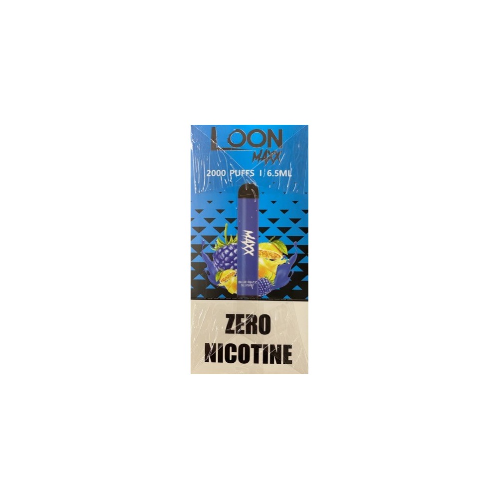 Zero Nicotine Loon MAXX 2000 Puff 10PK