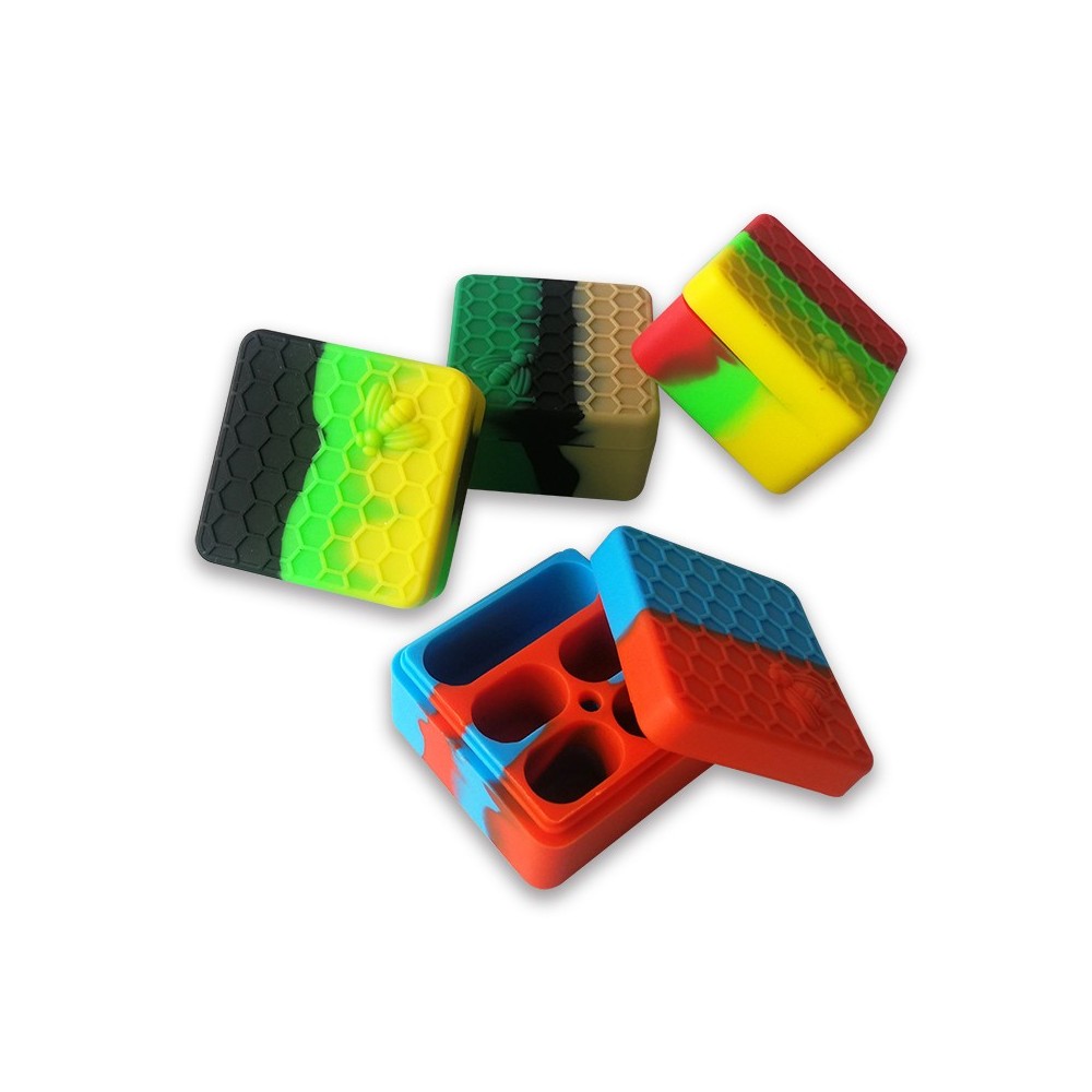 Silicone Container C41 Square Honeycomb