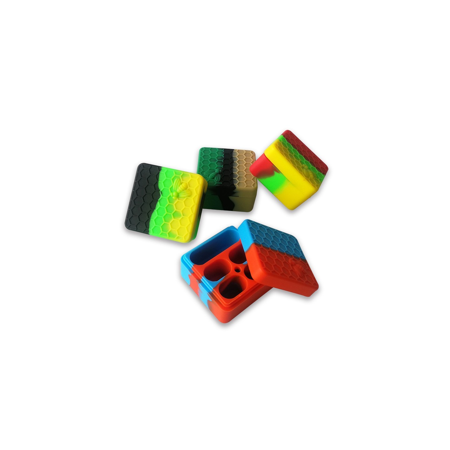 Silicone Container C41 Square Honeycomb