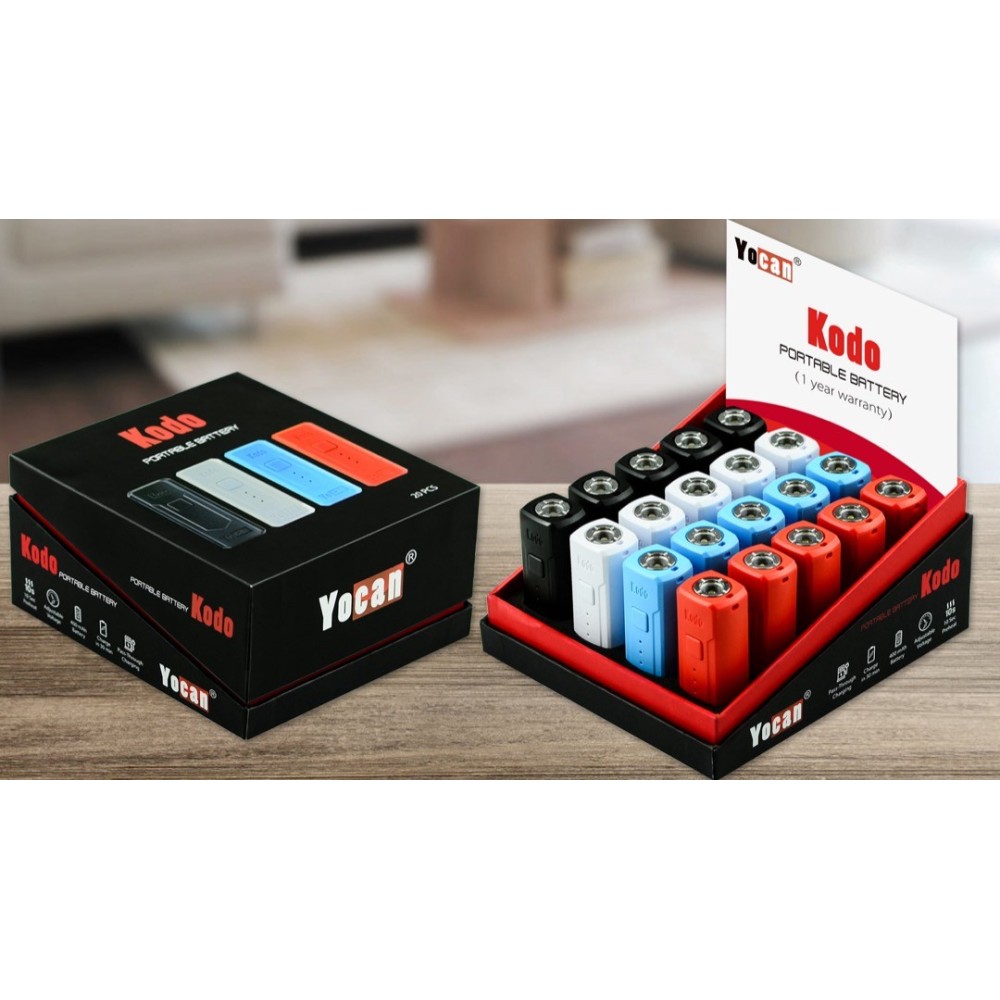 Yocan Kodo Battery 20pk mix colors