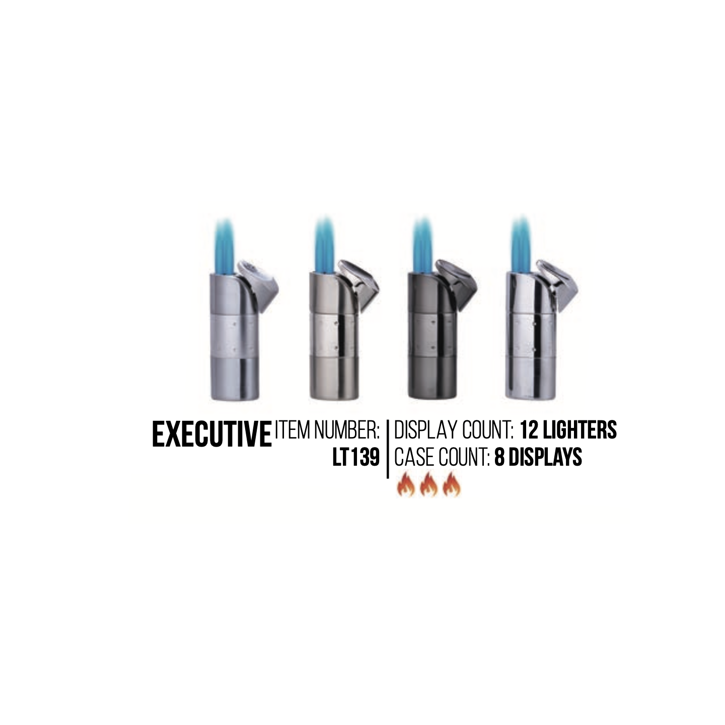 Executive Torch Lighter 12PK