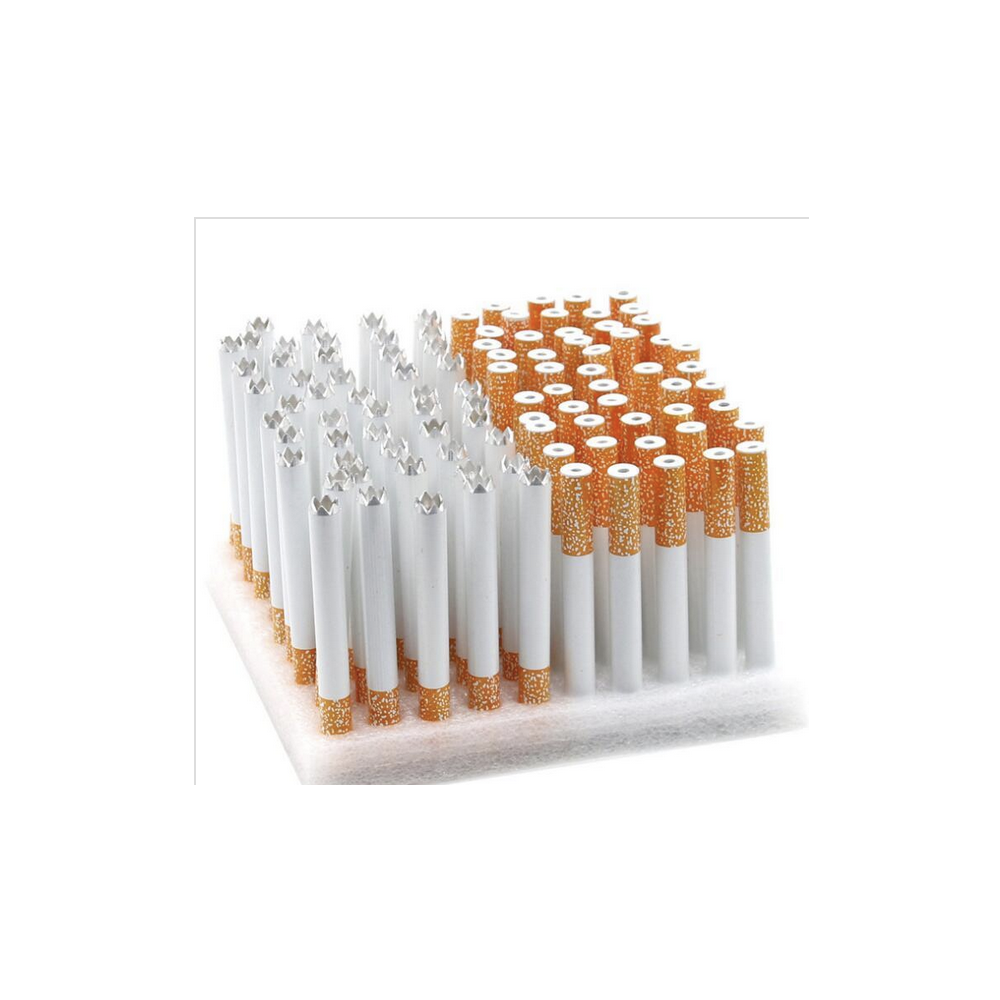 Cigarette Metal Hitter Sharp Teeth 78mm (100CT)