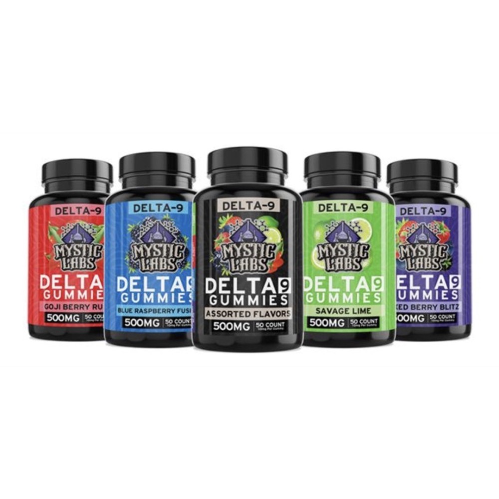 Mystic Labs D9 THC Gummies 500mg 50ct